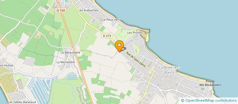 localisation de l'entreprise SCI SAMARA  LA BREE-LES-BAINS