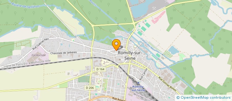 localisation de l'entreprise SCI SAMARA à ROMILLY-SUR-SEINE