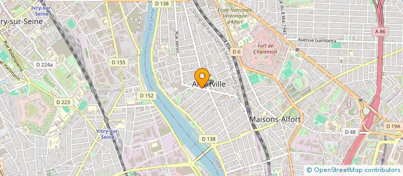 localisation de l'entreprise SCI SAMARCANDE à ALFORTVILLE
