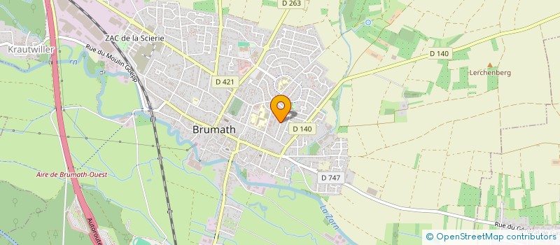 localisation de l'entreprise SCI SAMARCANDE  BRUMATH