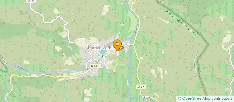 localisation de l'entreprise SCI SAMAREL  DURBAN-CORBIERES