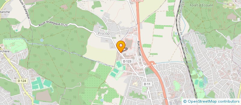 localisation de l'entreprise SCI SAMARGOT à SAINT-BRICE-SOUS-FORET
