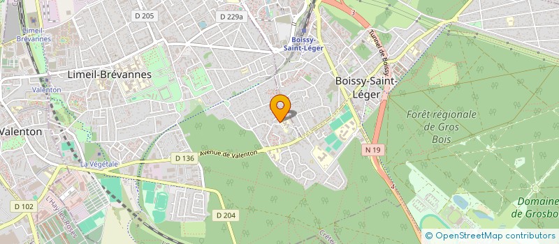 localisation de l'entreprise SCI SAMARINA à LIMEIL-BREVANNES