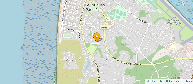 localisation de l'entreprise SCI SAMARO à LE TOUQUET-PARIS-PLAGE