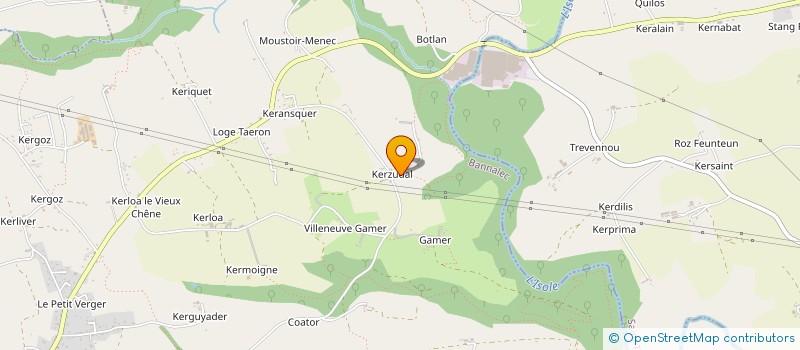 localisation de l'entreprise SCI SAMAROBRIVA  BANNALEC