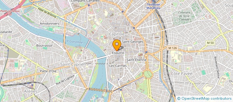 localisation de l'entreprise SCI SAMAT  TOULOUSE