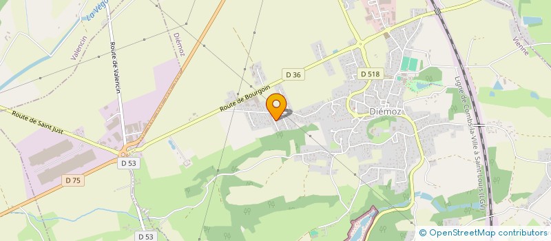 localisation de l'entreprise SCI SAMAX GARCIA  DIEMOZ