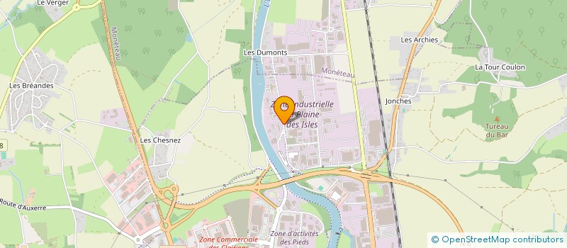 localisation de l'entreprise SCI SAMAYA à AUXERRE