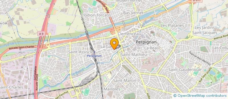 localisation de l'entreprise SCI SAMAYA  PERPIGNAN