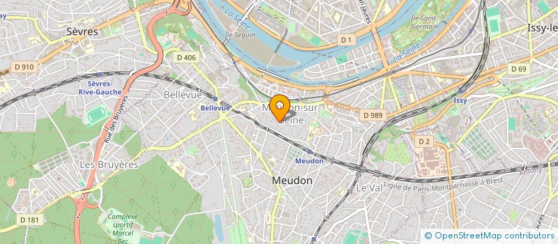 localisation de l'entreprise SCI SAMBA à MEUDON