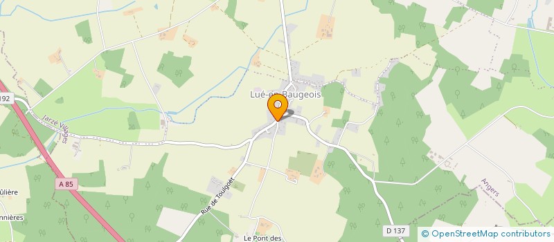 localisation de l'entreprise SCI SAMBA  JARZE VILLAGES