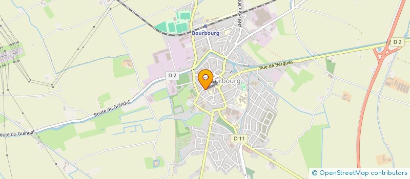 localisation de l'entreprise SCI SAMBA  BOURBOURG