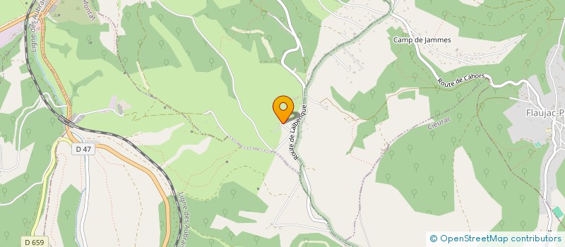 localisation de l'entreprise SCI SAMBAS  CAHORS