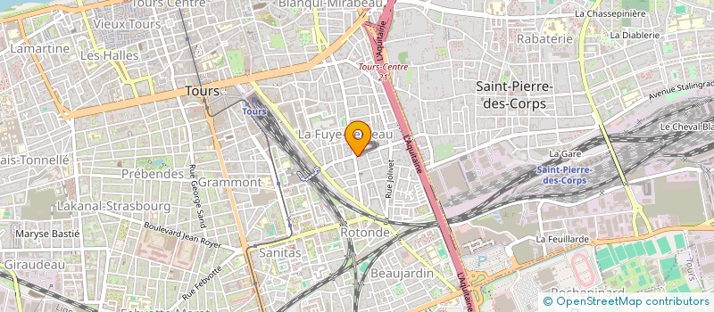 localisation de l'entreprise SCI SAMBATRA  TOURS