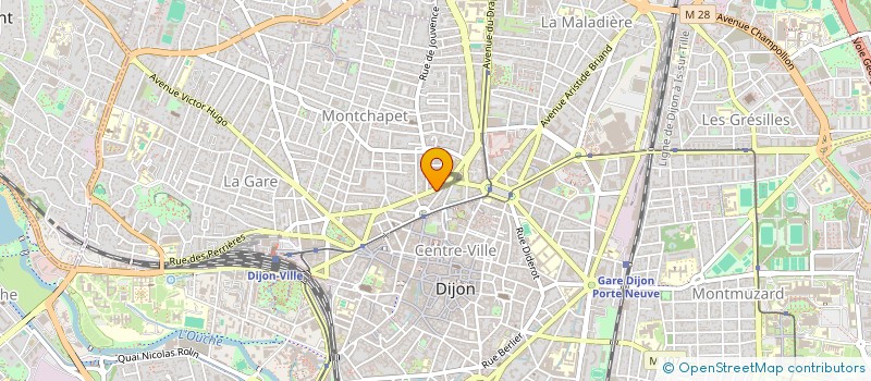localisation de l'entreprise SCI SAMBIN DEVOSGE à DIJON