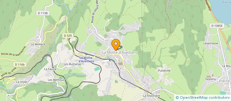 localisation de l'entreprise SCI SAMBITO  LA MOTTE-D'AVEILLANS