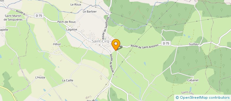 localisation de l'entreprise SCI SAMBRE  SAINT-CIRQ