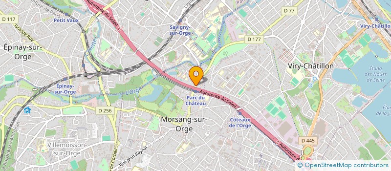 localisation de l'entreprise SCI SAMBRE ET MEUSE à MORSANG-SUR-ORGE