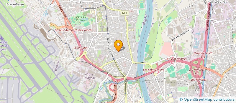 localisation de l'entreprise SCI SAMCARA  BLAGNAC