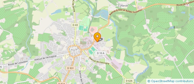 localisation de l'entreprise SCI SAMCHA  EAUZE