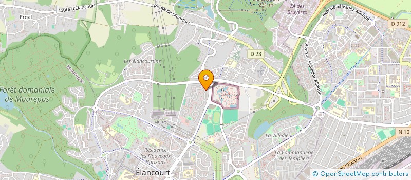 localisation de l'entreprise SCI SAMCHA & LAMI  ELANCOURT