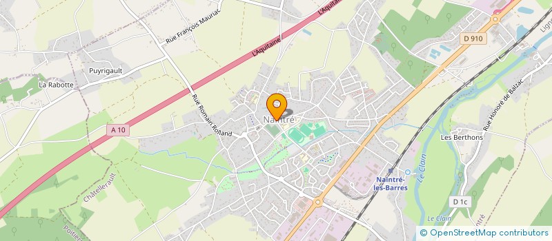 localisation de l'entreprise SCI SAME  NAINTRE