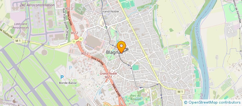 localisation de l'entreprise SCI SAME  BLAGNAC