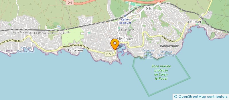 localisation de l'entreprise SCI SAME SAME  CARRY-LE-ROUET