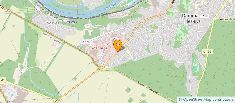 localisation de l'entreprise SCI SAMEL à DAMMARIE-LES-LYS