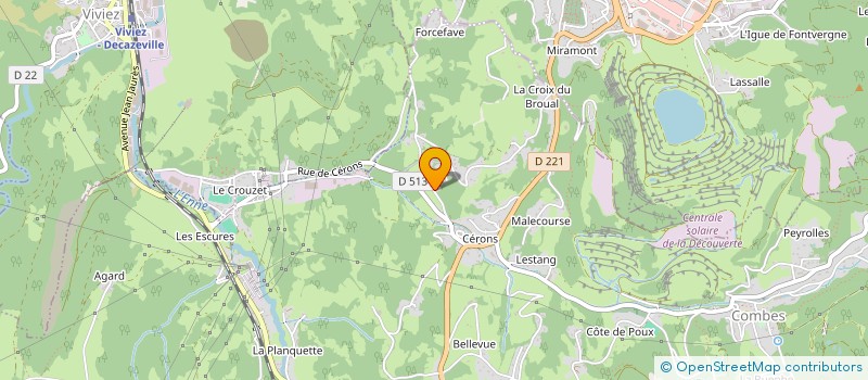 localisation de l'entreprise SCI SAMELI  AUBIN