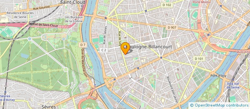 localisation de l'entreprise SCI SAMETO IMMOBILIER à BOULOGNE-BILLANCOURT