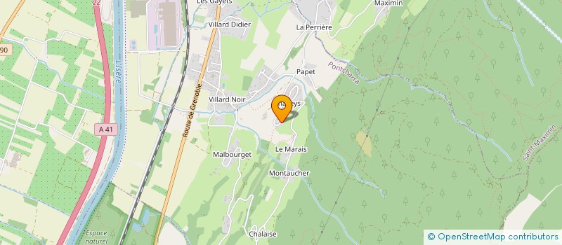 localisation de l'entreprise SCI SAMI  PONTCHARRA