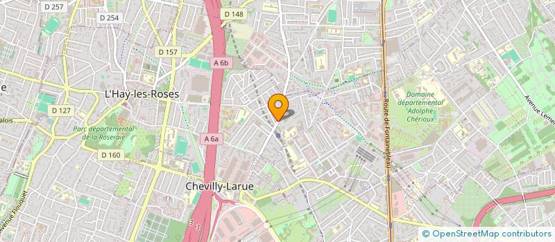 localisation de l'entreprise SCI SAMI  L'HAY-LES-ROSES