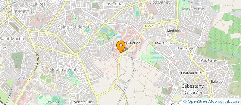 localisation de l'entreprise SCI SAMI  CABESTANY