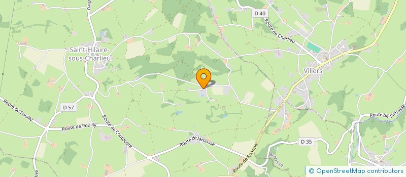 localisation de l'entreprise SCI SAMI  SAINT-HILAIRE-SOUS-CHARLIEU