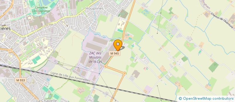 localisation de l'entreprise SCI SAMI  HOUPLINES