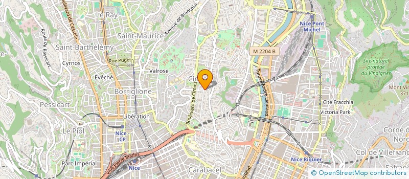 localisation de l'entreprise SCI SAMI à NICE