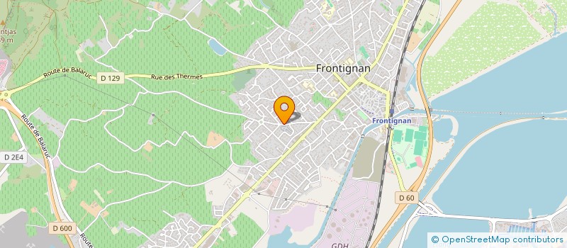 localisation de l'entreprise SCI SAMI à FRONTIGNAN