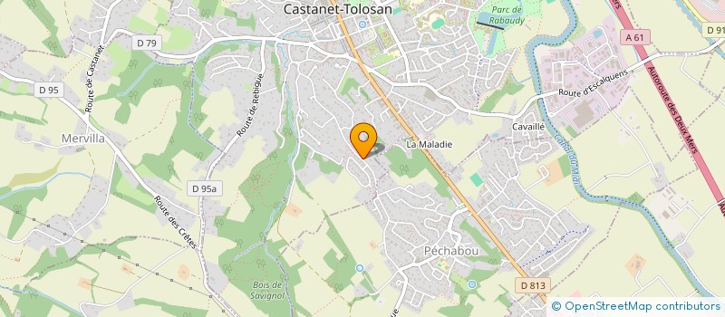 localisation de l'entreprise SCI SAMI à CASTANET-TOLOSAN