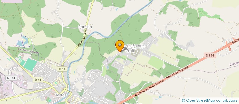 localisation de l'entreprise SCI SAMI  CARCARES-SAINTE-CROIX