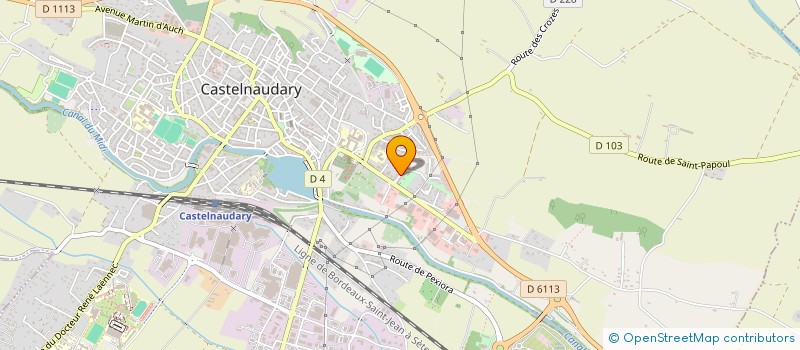 localisation de l'entreprise SCI SAMI  CASTELNAUDARY