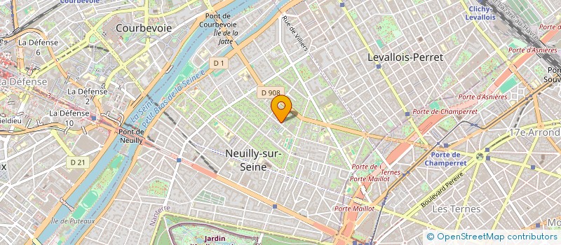 localisation de l'entreprise SCI SAMI à NEUILLY-SUR-SEINE