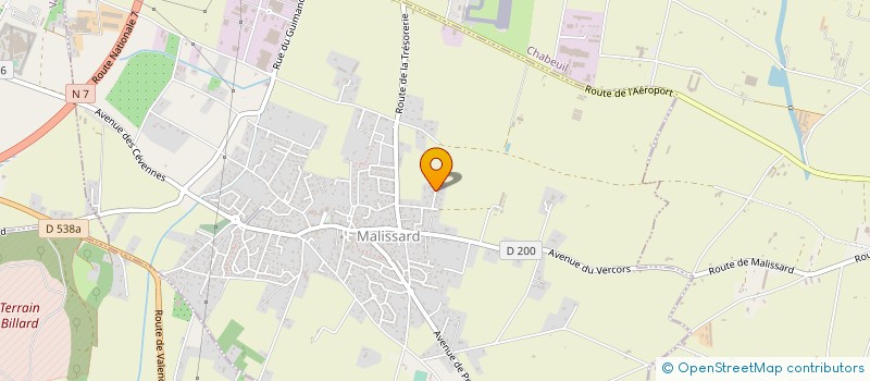 localisation de l'entreprise SCI SAMICA  SAINT-MARCEL-LES-VALENCE