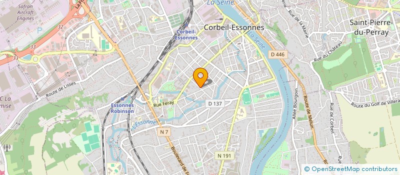 localisation de l'entreprise SCI SAMIGAUT à CORBEIL-ESSONNES
