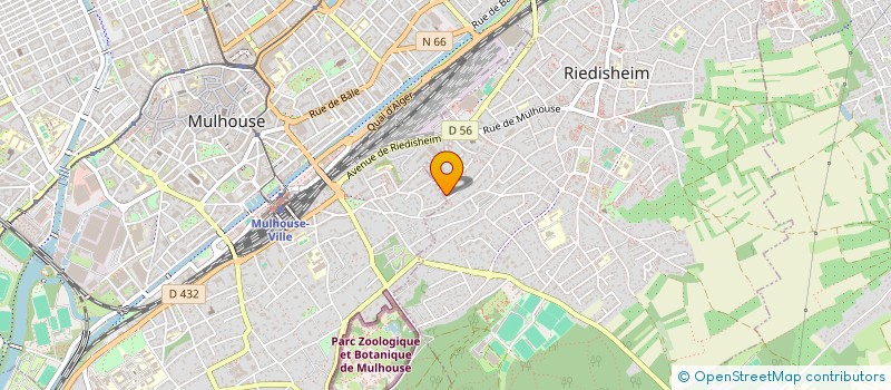 localisation de l'entreprise SCI SAMIMO  RIEDISHEIM