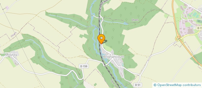 localisation de l'entreprise SCI SAMINCO  BRIGNANCOURT