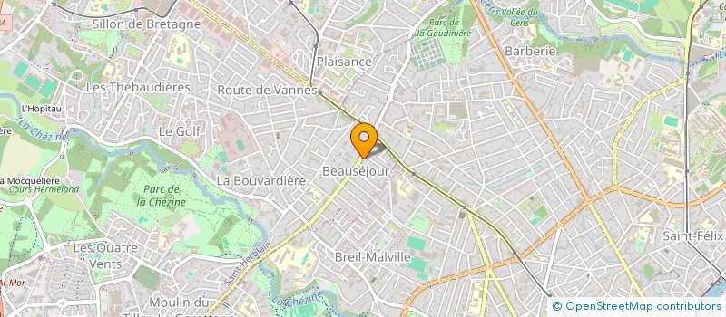 localisation de l'entreprise SCI SAMIRA  SAINT-HERBLAIN