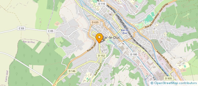 localisation de l'entreprise SCI SAMIRA-DANIEL-ANDRE  BAR-LE-DUC