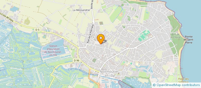 localisation de l'entreprise SCI SAMJO  NOIRMOUTIER-EN-L'ILE