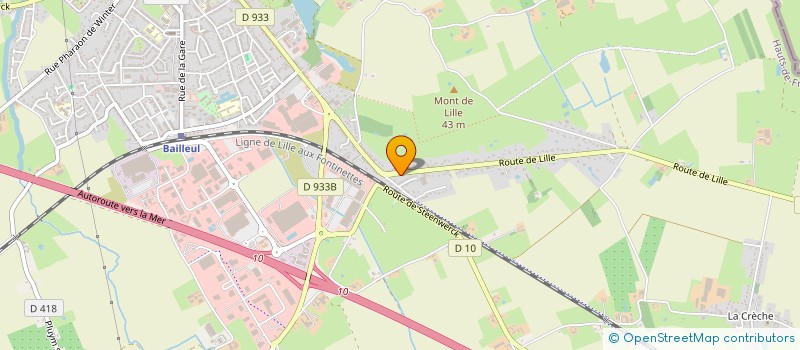 localisation de l'entreprise SCI SAMJO à BAILLEUL